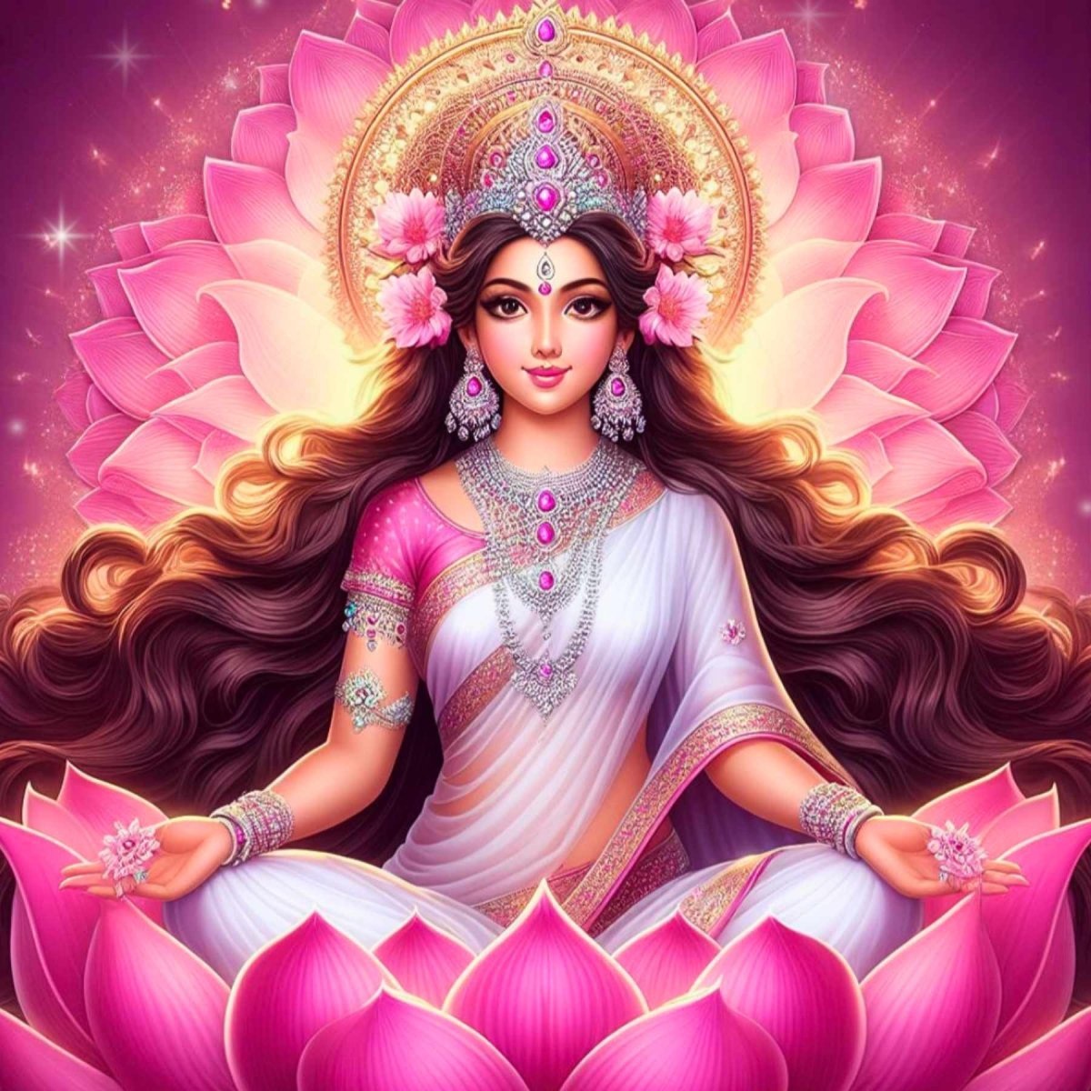 Goddess Lakshmi Wallpapers Goddess of wealth and love-0