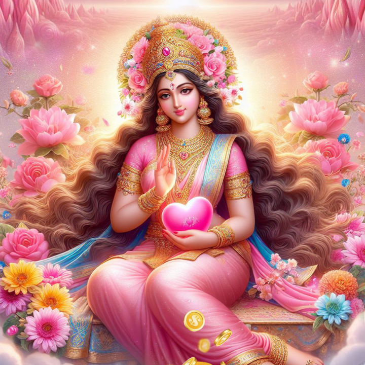 Goddess Lakshmi Blessings Wallpaper-0