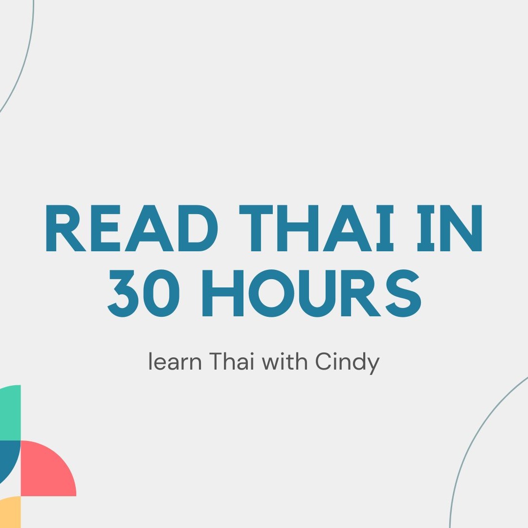 Read and write Thai for foreigners in 30 hours-0