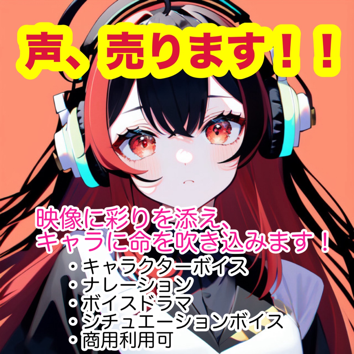 全年齢からR指定まで、多彩な声の演技お売りします-0