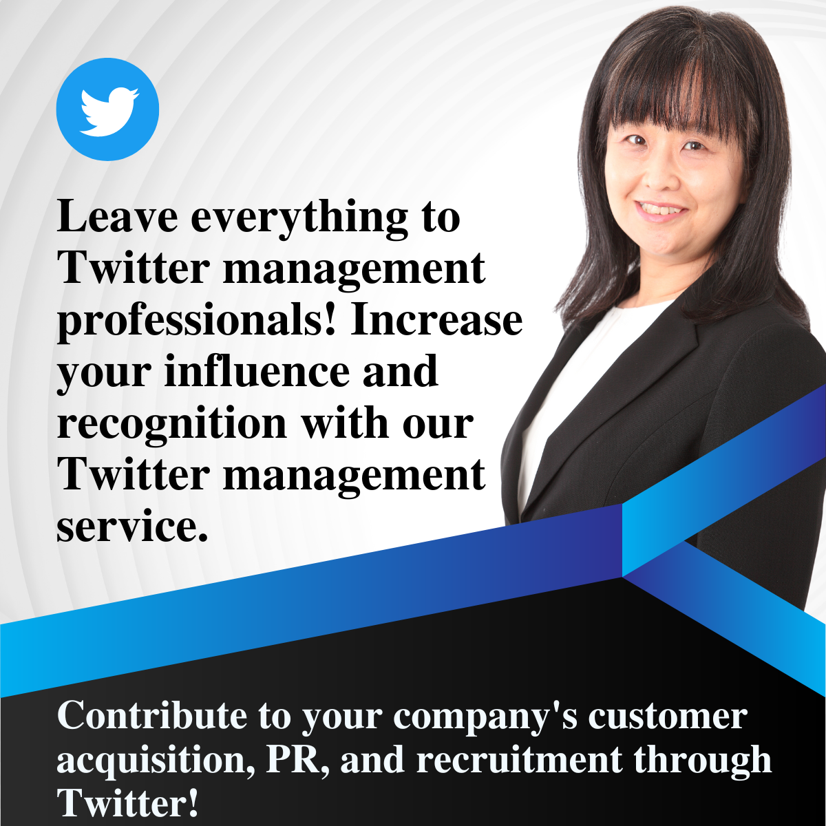 Providing Twitter operation agency services for overseas companies