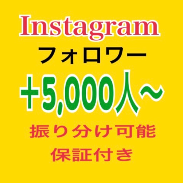 Increase Instagram followers +5000 people